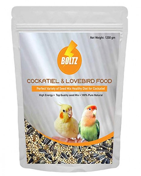 Boltz Bird Food for Budgies - Mix Seeds 1200 Gm