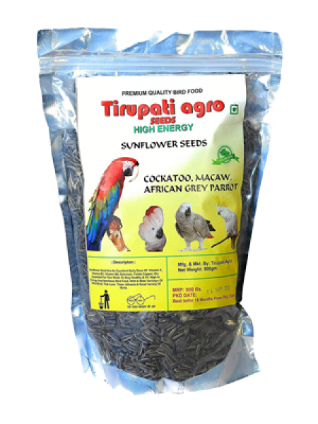 tirupati agro seeds sun flower seeds for bird food 900gm