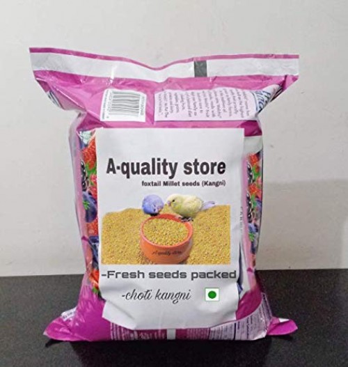 A Quality Store Kangni Seed Bird Food Foxtail Millet Seeds for Birds 1KG Pack